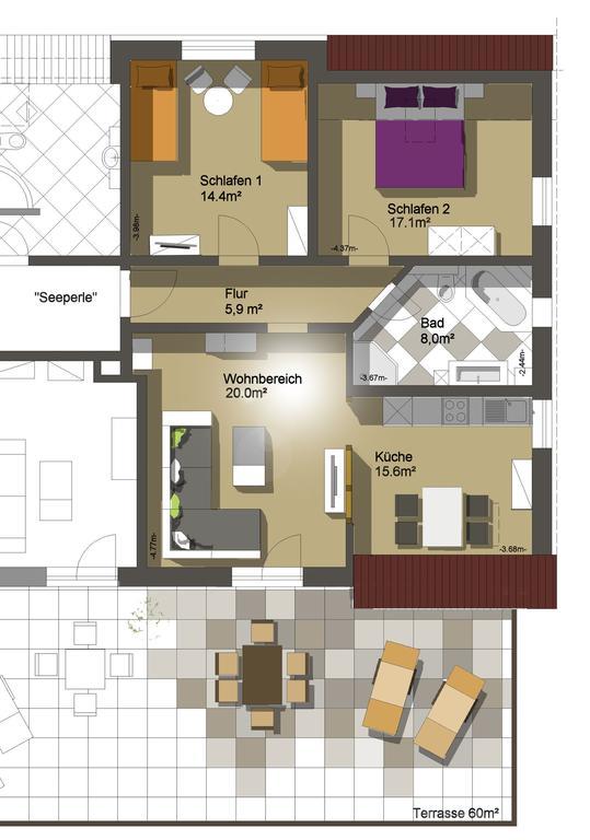 Ferienwohnung Seeperle Wettelrode Exteriör bild